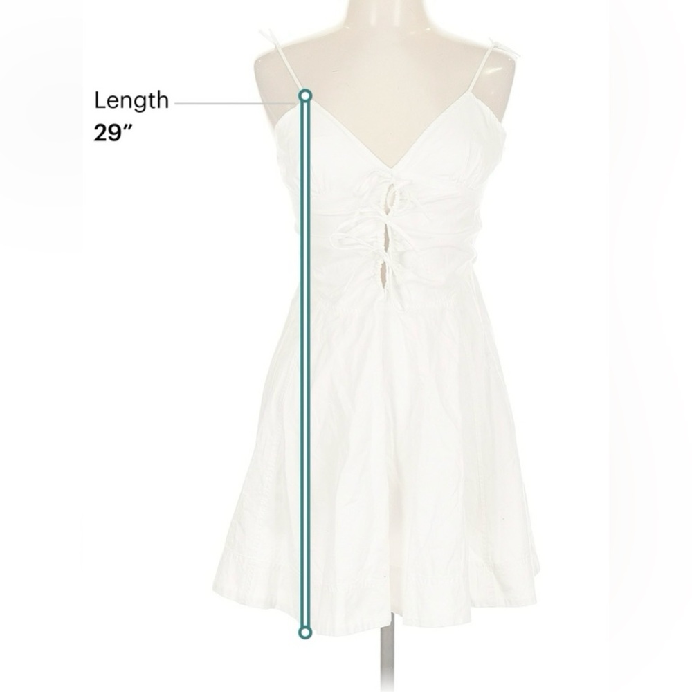 Zara dress, white, Large - Picture 5 of 8